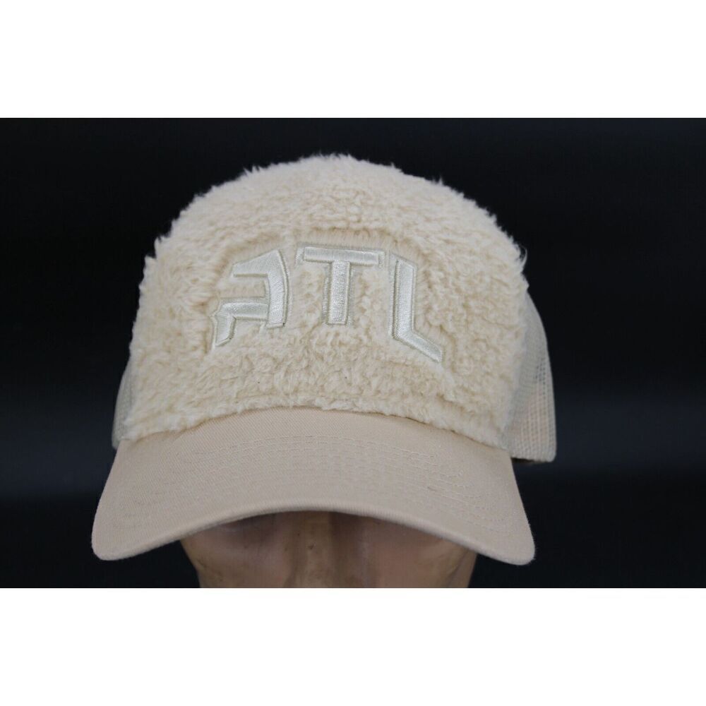 Mitchell & Ness ATL Atlanta Sherpa Trucker Snapback Hat Cap New
